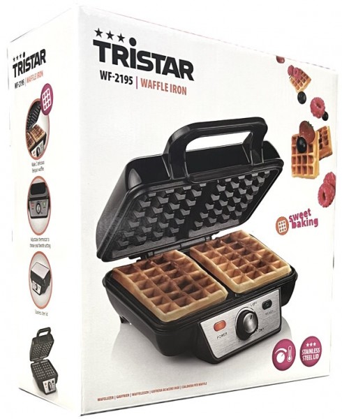 Tristar WF-2195 Waffelautomat 1.000 W Edelstahl