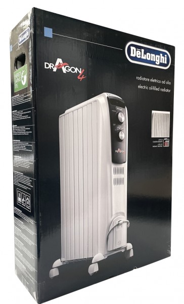 DeLonghi TRD40820 2.000 W mobile Heizung Öl-Radiator mit 9 Rippen B-Ware