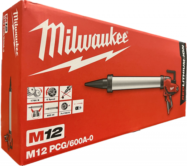 Milwaukee M12 PCG/600A-0 12V Akku-Kartuschenpresse Solo B-Ware