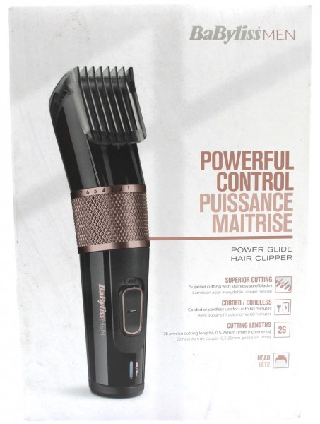 BaByliss E974E Power Glide Hair Clipper Haarschneider B-Ware