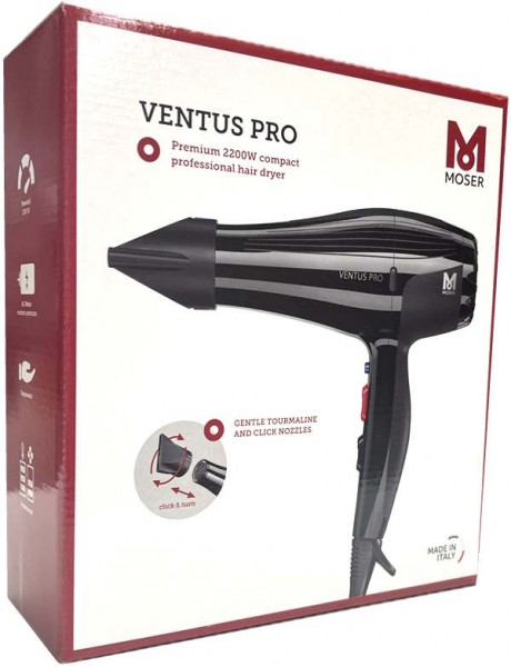 Moser Ventus Pro Professioneller Haartrockner 2.200 W schwarz 4352-0050 B-Ware