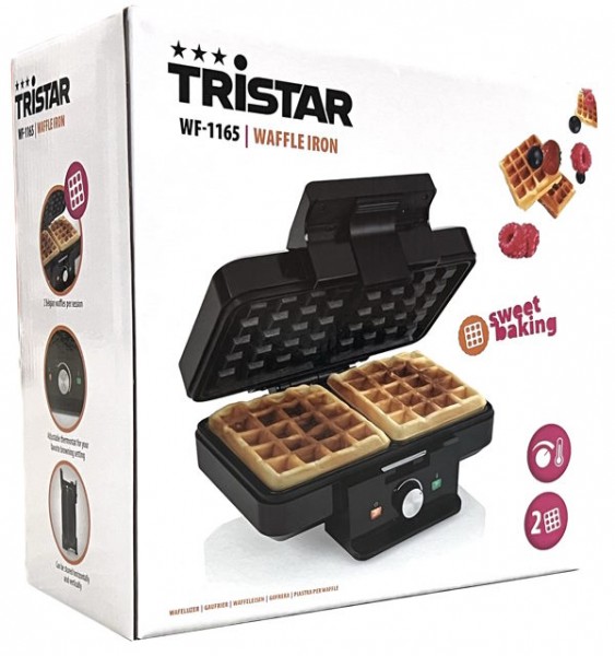 Tristar WF-1165 Waffelautomat 1.000 W Edelstahl