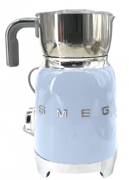 Smeg MFF01PBEU Milchaufschäumer im 50er Jahre Design pastellblau