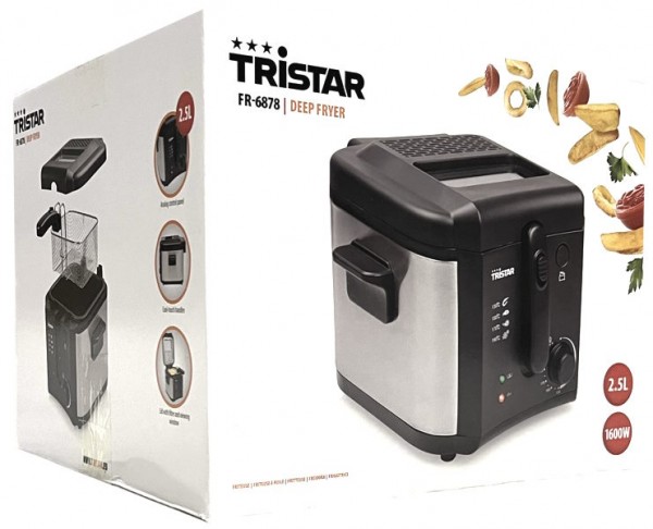 Tristar FR-6878 2,5 Liter Fritteuse 1.600 Watt schwarz