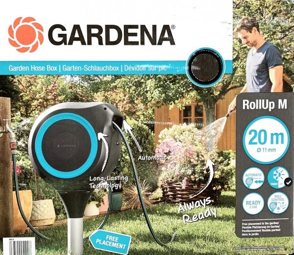 Gardena 18614 20 Garten Schlauchbox M Roll Up Automatic 20 Meter Turkis Gardena Garten Und Rasenpflege Haus Garten Onlinedeal24