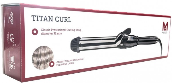 Moser ProfiLine TitanCurl Lockenstab 32mm mit Titanium-Beschichtung 4445-0050