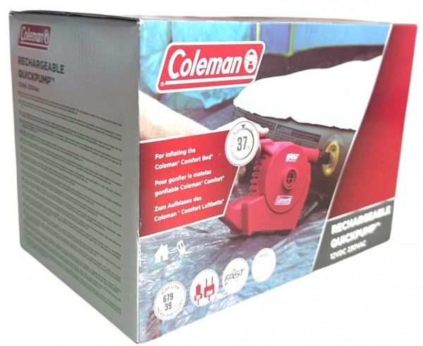 Coleman QuickPump Wiederaufladbare Pumpe 12V/230 V - 2000019878