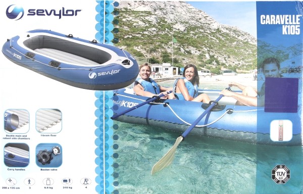 Sevylor Caravelle K105 aufblasbares Schlauchboot 298 x 135 cm 2000009553 B-Ware