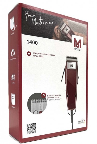 Moser Profiline Netz-Haar- &amp; Bartschneider Set Bordeaux 1400-0278