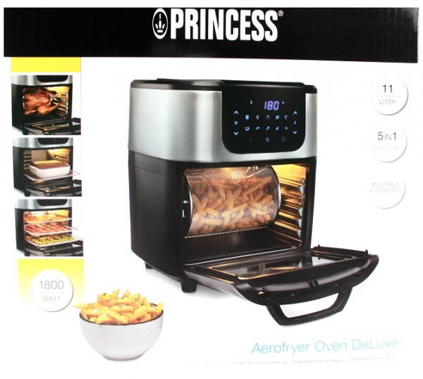 Princess 182075 Aerofryer Delouxe 11 Liter 1.800 Watt Backofen ...