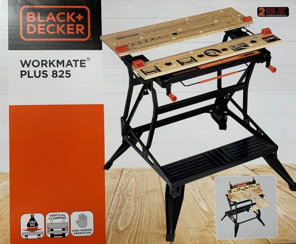 Black &amp; Decker WM825 Universal-Werkbank Spanntisch bis 250kg belastbar B-Ware