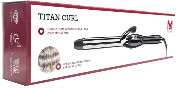 Moser ProfiLine TitanCurl Lockenstab 25mm mit Titanium-Beschichtung 4444-0050