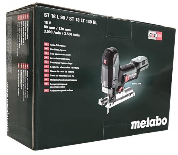 Metabo ST 18 LT 130 BL Solo Akku-Stichsäge im Karton 601054850