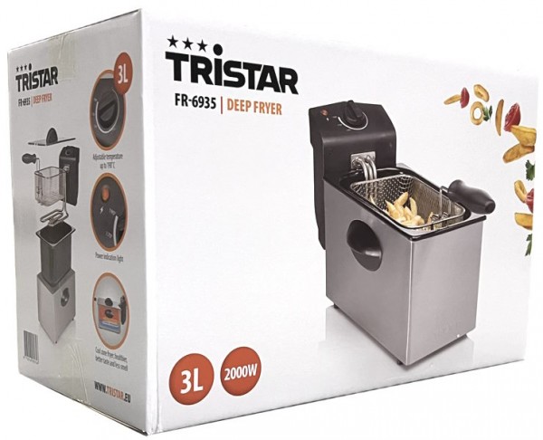 Tristar FR-6935 3 Liter Fritteuse 2.000 Watt Edelstahl