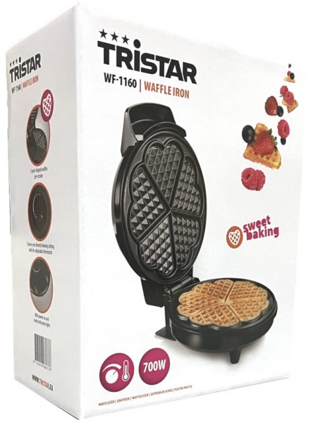 Tristar WF-1160 Waffelautomat 1.000 W Edelstahl